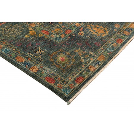 Tappeto Shahi Fine Pakistan azzurro verde 202x295