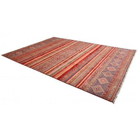 Tappeto Samarkand Pakistan bianco marrone 249x351