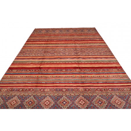 Tappeto Samarkand Pakistan bianco marrone 249x351