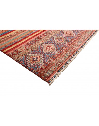 Tappeto Samarkand Pakistan bianco marrone 249x351