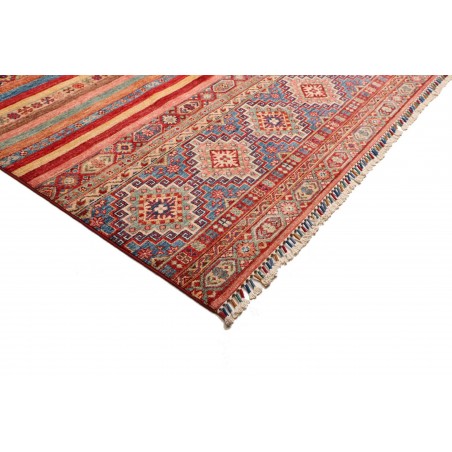 Tappeto Samarkand Pakistan bianco marrone 249x351