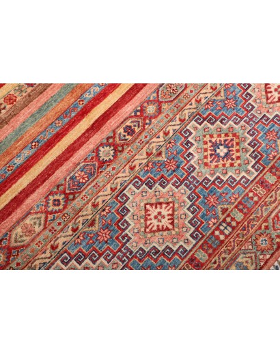 Tappeto Samarkand Pakistan bianco marrone 249x351