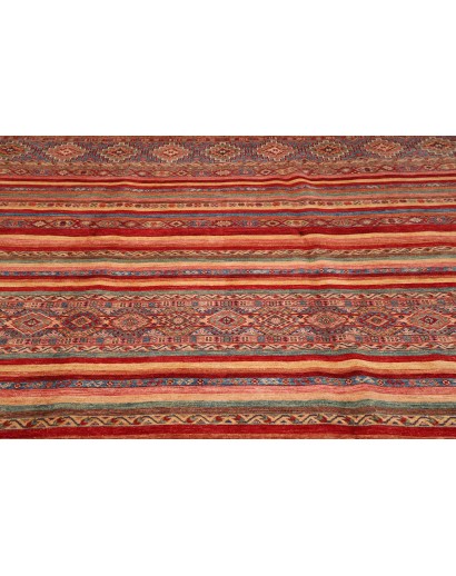 Tappeto Samarkand Pakistan bianco marrone 249x351