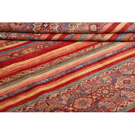 Tappeto Samarkand Pakistan bianco marrone 249x351
