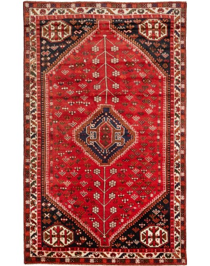 Tappeto Shiraz Persia marrone giallo 152x245