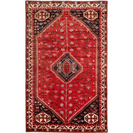 Tappeto Shiraz Persia marrone giallo 152x245
