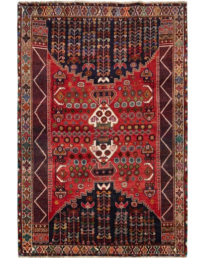 Tappeto Shiraz Persia grigio beige 170x255