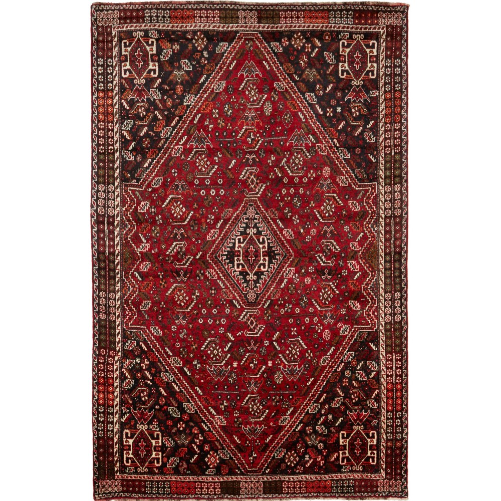 Tappeto Shiraz Fine Persia marrone 175x275 Tappeto Shiraz Fine Persia marrone 175x275