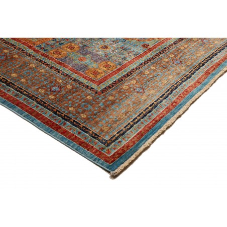 Tappeto Mamlouk Pakistan azzurro marrone 211x304