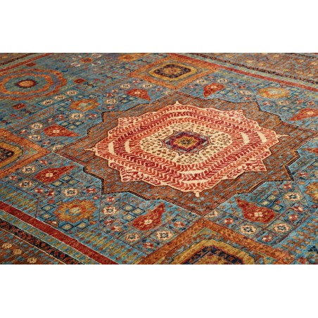 Tappeto Mamlouk Pakistan azzurro marrone 211x304