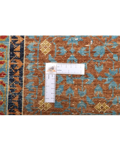 Tappeto Mamlouk Pakistan azzurro marrone 211x304