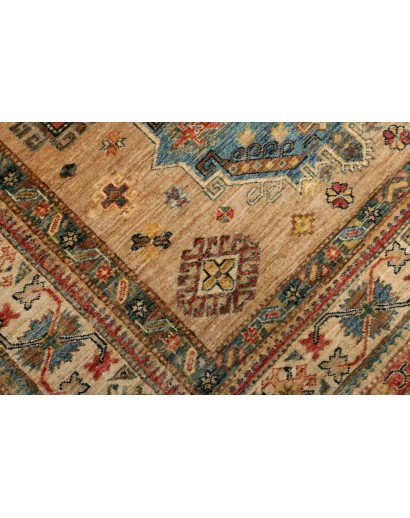 Tappeto Kazak Fine Pakistan bianco marrone 167x234