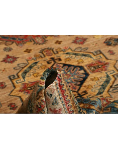 Tappeto Kazak Fine Pakistan bianco marrone 167x234