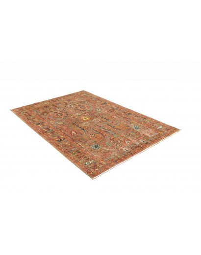 Tappeto Shahi Fine Pakistan rosso grigio 124x183