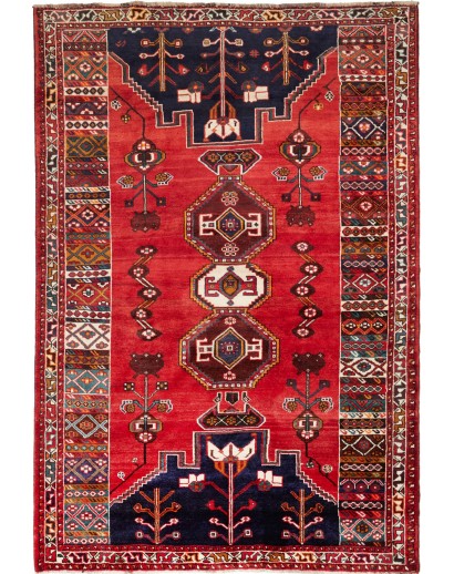 Tappeto Shiraz Persia marrone grigio 170x253