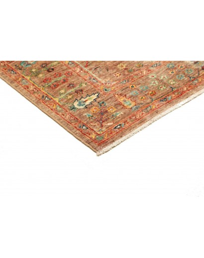Tappeto Shahi Fine Pakistan rosso grigio 124x183