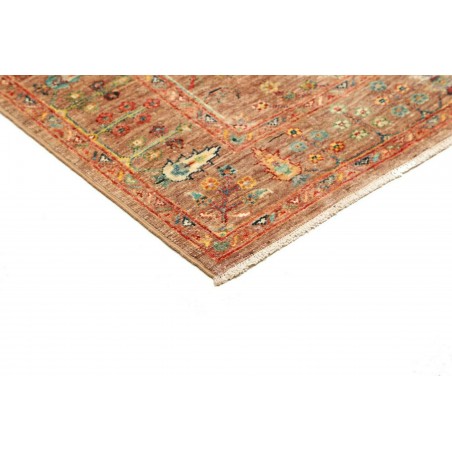 Tappeto Shahi Fine Pakistan rosso grigio 124x183