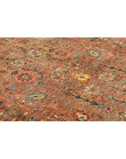 Tappeto Shahi Fine Pakistan rosso grigio 124x183