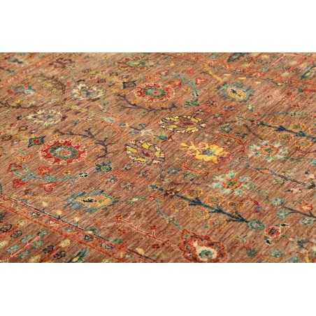 Tappeto Shahi Fine Pakistan rosso grigio 124x183