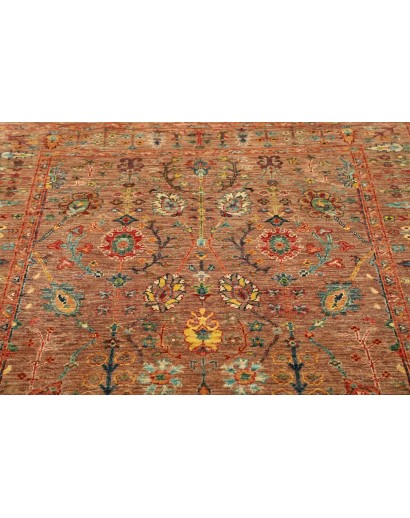 Tappeto Shahi Fine Pakistan rosso grigio 124x183