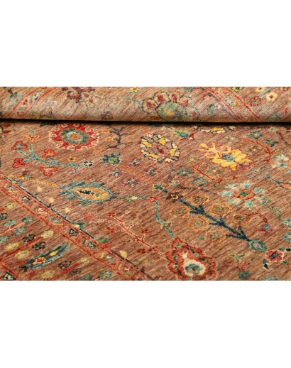 Tappeto Shahi Fine Pakistan rosso grigio 124x183