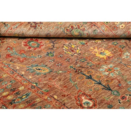 Tappeto Shahi Fine Pakistan rosso grigio 124x183