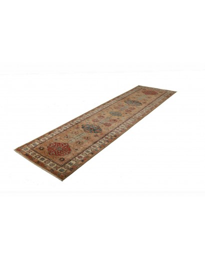 Tappeto Kazak Fine Pakistan rosso grigio 82x297