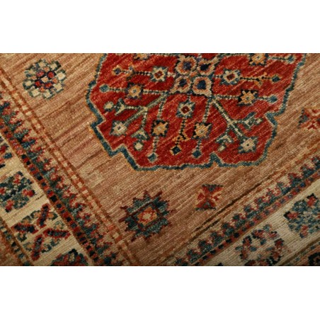 Tappeto Kazak Fine Pakistan rosso grigio 82x297