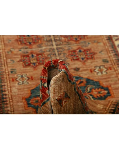 Tappeto Kazak Fine Pakistan rosso grigio 82x297