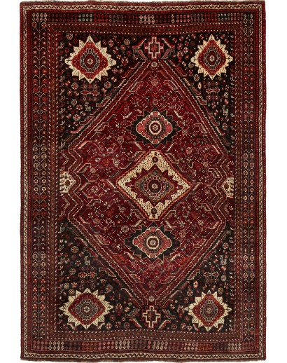 Tappeto Shiraz Persia blu marrone 168x248
