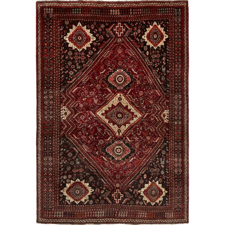 Tappeto Shiraz Persia blu marrone 168x248