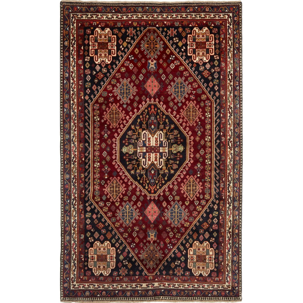 Tappeto Shiraz Fine Persia grigio marrone 170x278 Tappeto Shiraz Fine Persia grigio marrone 170x278