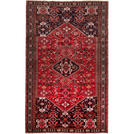 Tappeto Shiraz Persia grigio giallo 163x258