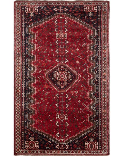 Tappeto Shiraz Persia marrone blu 163x268
