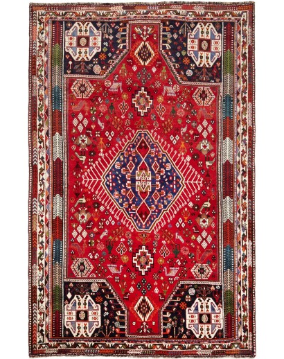 Tappeto Shiraz Fine Persia marrone bianco 175x275