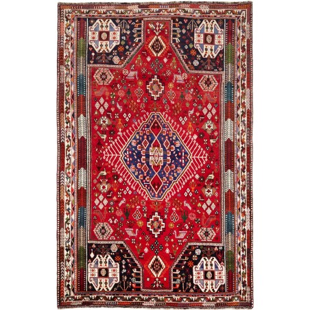 Tappeto Shiraz Fine Persia marrone bianco 175x275