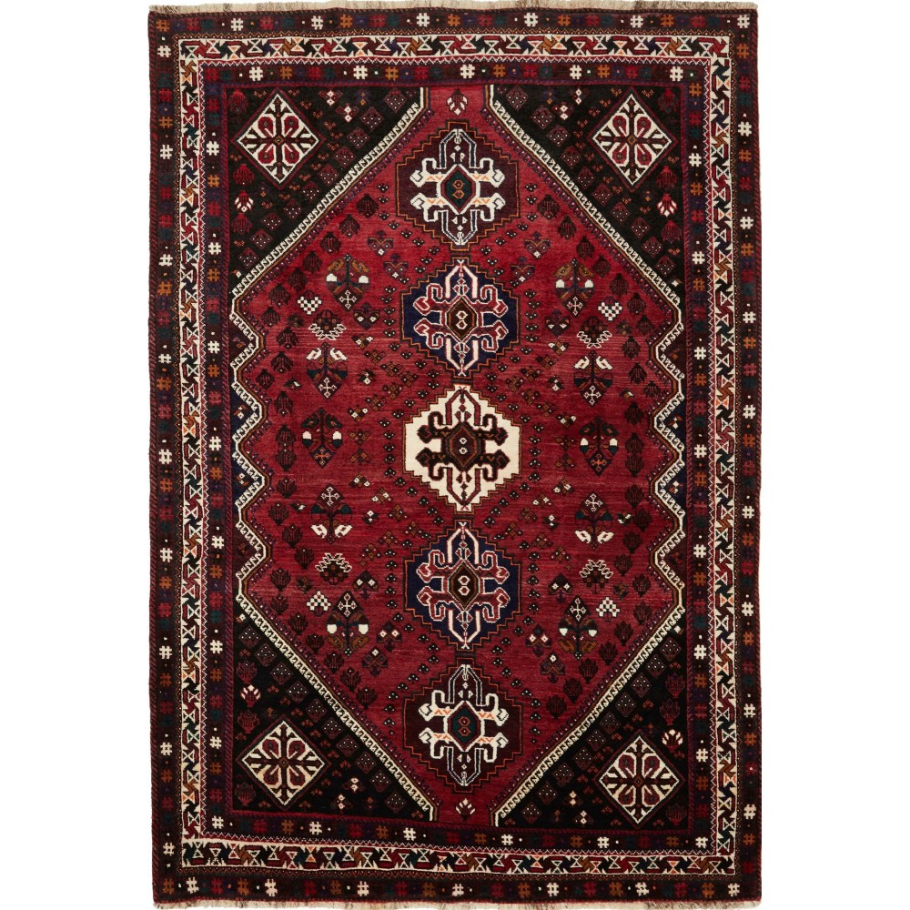 Tappeto Shiraz Persia blu marrone 180x268 Tappeto Shiraz Persia blu marrone 180x268
