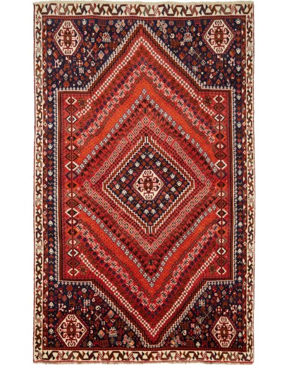 Tappeto Shiraz Persia marrone blu 172x285