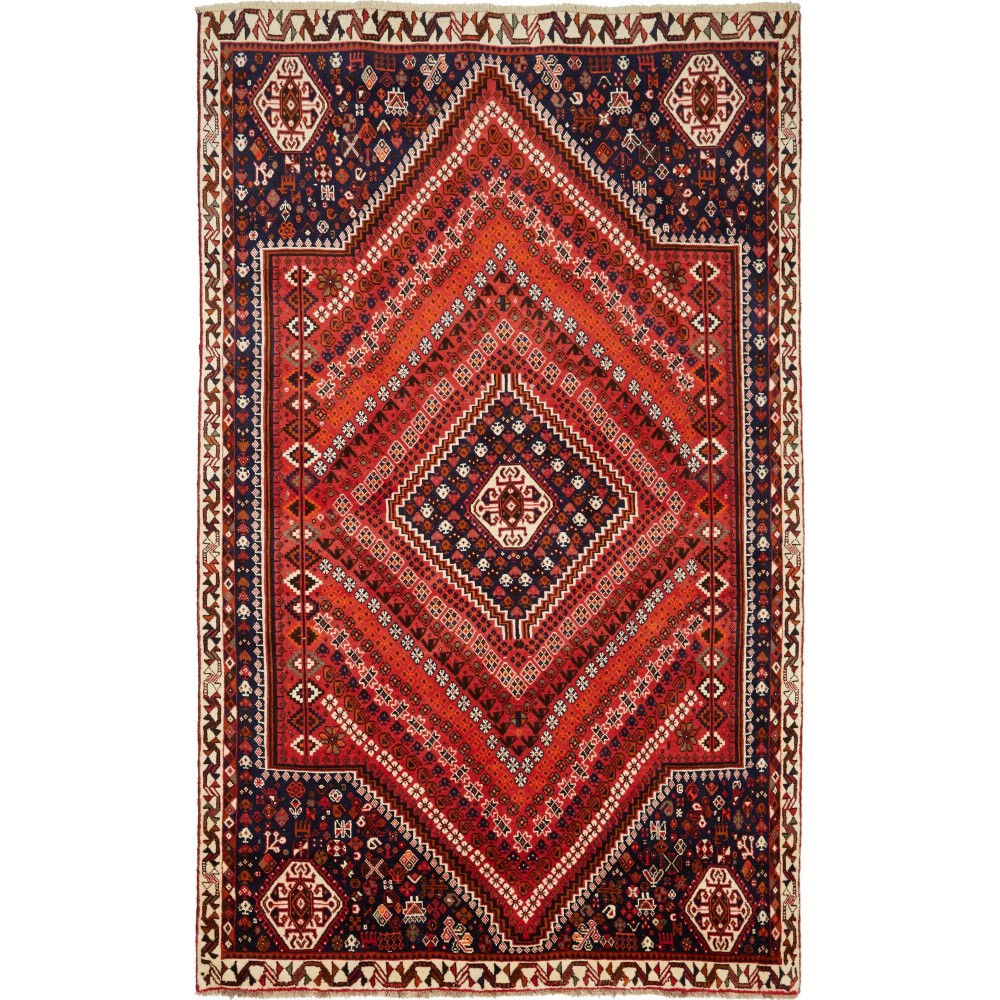 Tappeto Shiraz Persia marrone blu 172x285 Tappeto Shiraz Persia marrone blu 172x285
