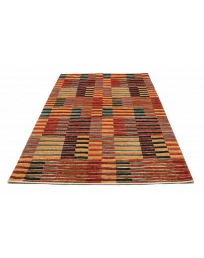 Tappeto Barjesta Pakistan marrone grigio 171x247