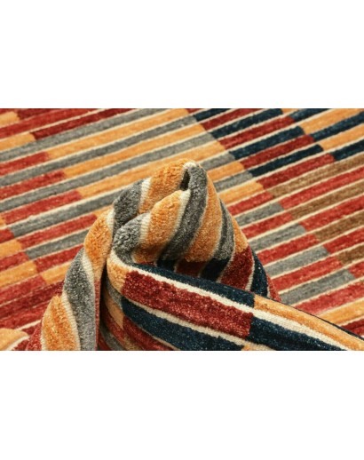 Tappeto Barjesta Pakistan marrone grigio 171x247