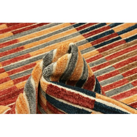 Tappeto Barjesta Pakistan marrone grigio 171x247