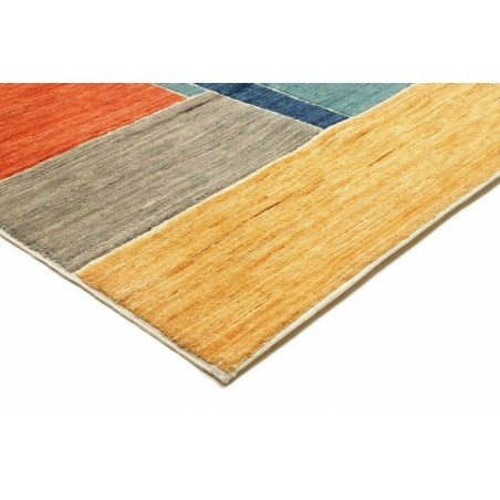 Tappeto Barjesta Pakistan azzurro rosso 196x286