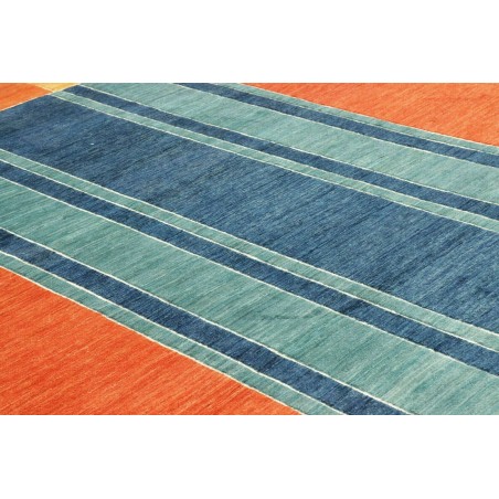 Tappeto Barjesta Pakistan azzurro rosso 196x286