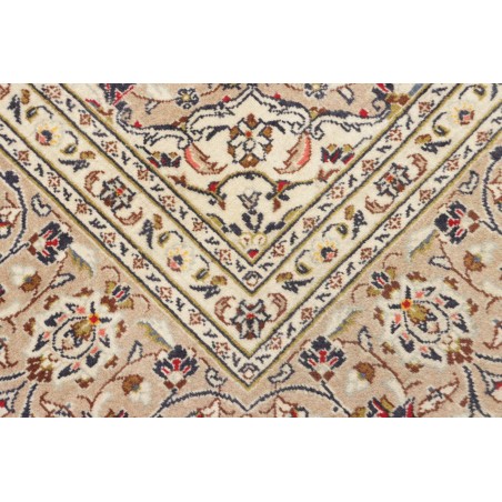 Tappeto Kashan Persia bianco giallo 208x300