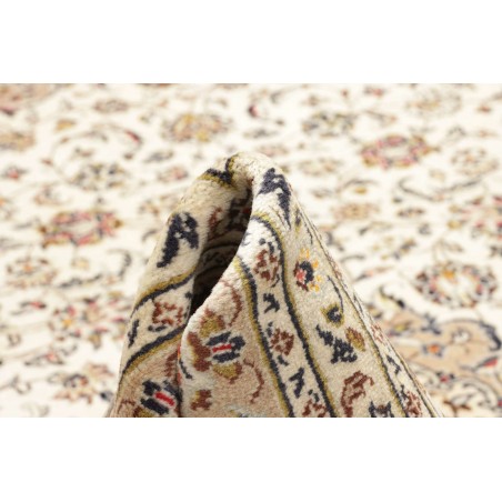 Tappeto Kashan Persia bianco giallo 208x300