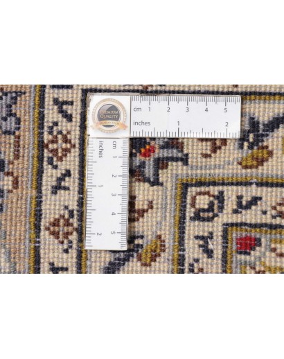 Tappeto Kashan Persia bianco giallo 208x300