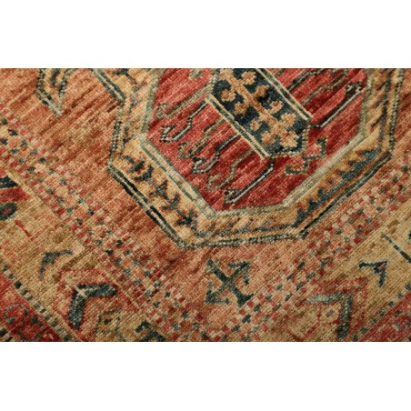 Tappeto Kazak Fine Pakistan marrone grigio 74x251