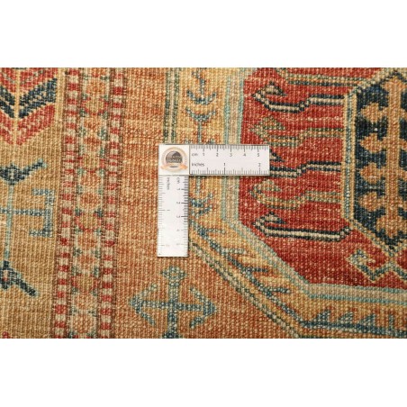 Tappeto Kazak Fine Pakistan marrone grigio 74x251