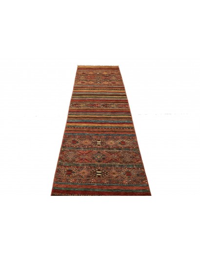 Tappeto Samarkand Pakistan marrone rosso 80x298